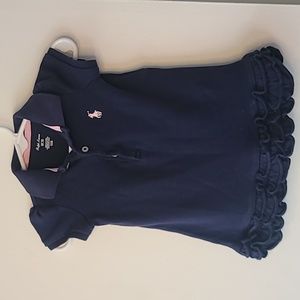 Ralph Lauren Navy Dress. 6m.